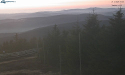 Lysá hora, pohled na západ