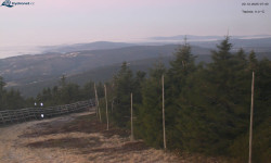 Lysá hora, pohled na západ