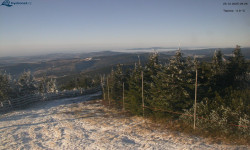 Lysá hora, pohled na západ