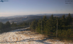 Lysá hora, pohled na západ