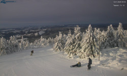 Lysá hora, pohled na západ