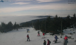 Lysá hora, pohled na západ