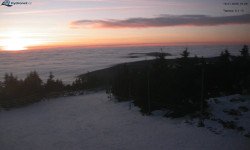 Lysá hora, pohled na západ