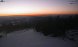 Lysá hora, pohled na západ