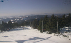 Lysá hora, pohled na západ