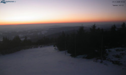 Lysá hora, pohled na západ