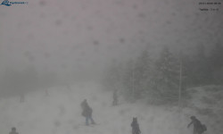 Lysá hora, pohled na západ