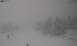 Lysá hora, pohled na západ