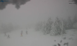 Lysá hora, pohled na západ