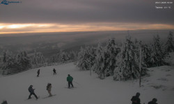 Lysá hora, pohled na západ