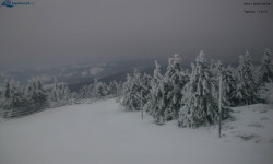 Lysá hora, pohled na západ