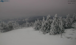 Lysá hora, pohled na západ