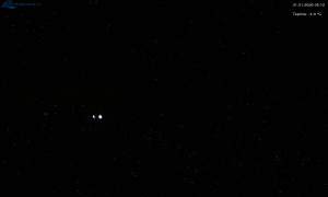 Město Rokytnice nad Jizerou - Lysá hora, pohled na západ - 31.1.2026 v 05:15 Město Rokytnice nad Jizerou - Lysá hora, pohled na západ - 31.1.2026 v 05:15