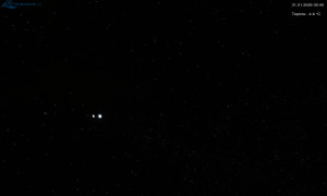 Město Rokytnice nad Jizerou - Lysá hora, pohled na západ - 31.1.2026 v 05:45