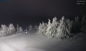 Město Rokytnice nad Jizerou - Lysá hora, pohled na západ - 31.1.2026 v 06:45