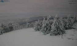 Lysá hora, pohled na západ