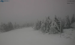 Lysá hora, pohled na západ