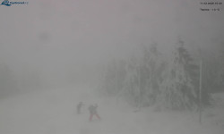 Lysá hora, pohled na západ