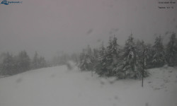 Lysá hora, pohled na západ