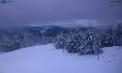 Lysá hora, pohled na západ
