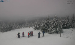 Lysá hora, pohled na západ