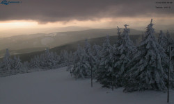 Lysá hora, pohled na západ