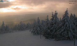 Lysá hora, pohled na západ