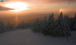 Lysá hora, pohled na západ