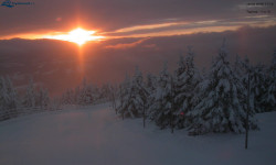 Lysá hora, pohled na západ