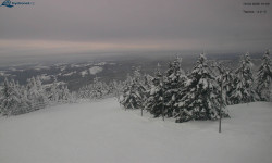 Lysá hora, pohled na západ