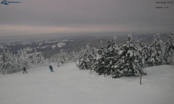 Lysá hora, pohled na západ
