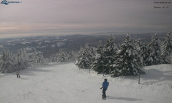 Lysá hora, pohled na západ