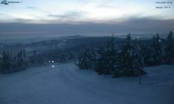 Lysá hora, pohled na západ