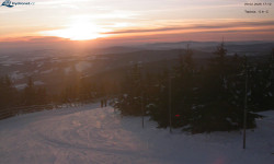 Lysá hora, pohled na západ