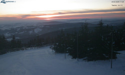 Lysá hora, pohled na západ