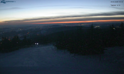 Lysá hora, pohled na západ