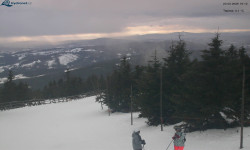 Lysá hora, pohled na západ