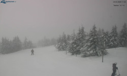 Lysá hora, pohled na západ