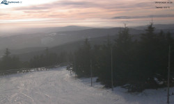 Lysá hora, pohled na západ