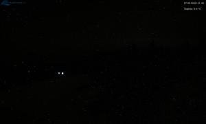 Město Rokytnice nad Jizerou - Lysá hora, pohled na západ - 27.2.2026 v 01:45