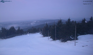 Město Rokytnice nad Jizerou - Lysá hora, pohled na západ - 27.2.2026 v 06:31