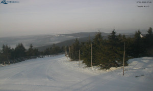 Město Rokytnice nad Jizerou - Lysá hora, pohled na západ - 27.2.2026 v 07:45