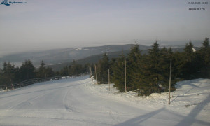 Město Rokytnice nad Jizerou - Lysá hora, pohled na západ - 27.2.2026 v 08:03
