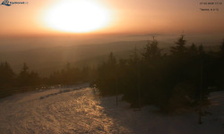 Lysá hora, pohled na západ