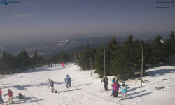 Lysá hora, pohled na západ