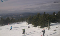 Lysá hora, pohled na západ