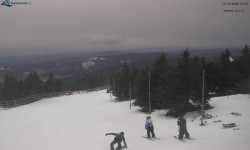 Lysá hora, pohled na západ