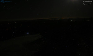 Město Rokytnice nad Jizerou - Lysá hora, pohled na západ - 2.3.2026 v 04:45