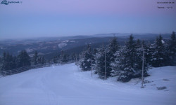 Lysá hora, pohled na západ