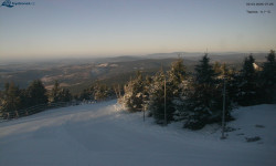 Lysá hora, pohled na západ